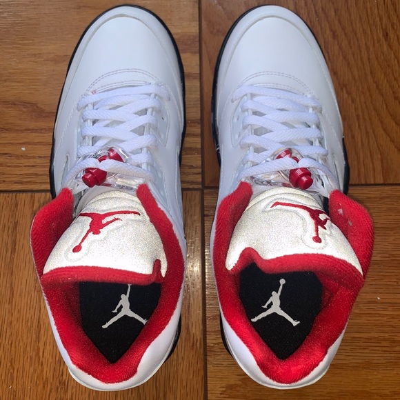 Men's Air Jordan Retro 5 Low Golf 'Fire Red' - Picture 6 of 8